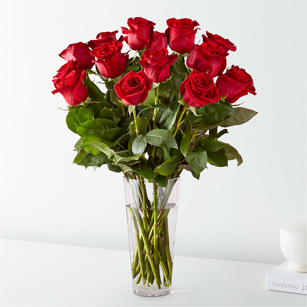 Long Stem Red Rose Bouquet – Blooms By Sandy, Lebanon IN