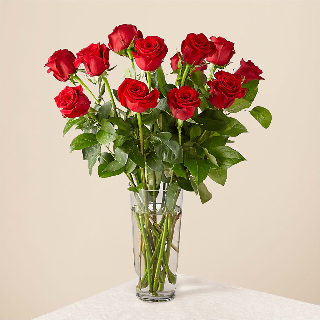 Long Stem Red Rose Bouquet – Blooms By Sandy, Lebanon IN