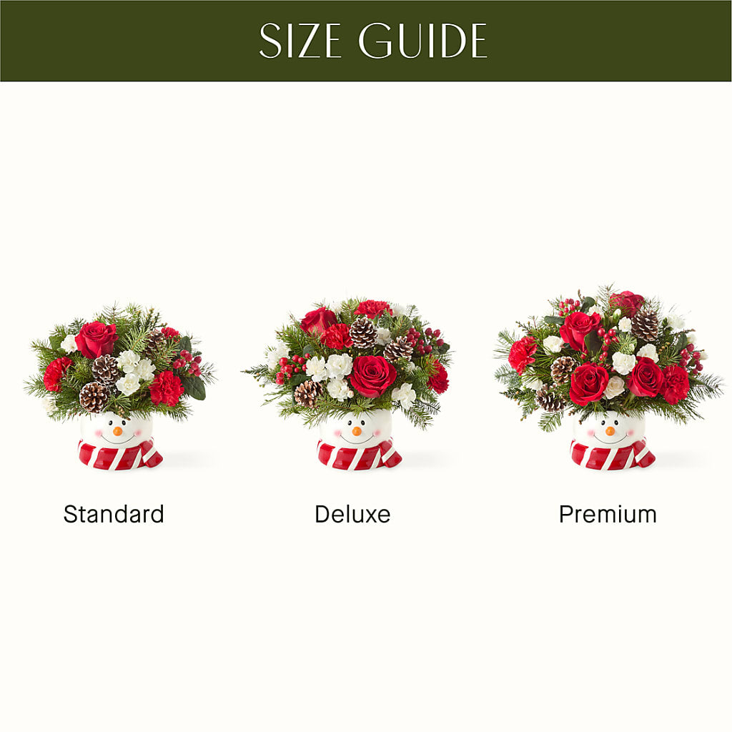 Jolly Snowman Bouquet – Blooms By Sandy, Lebanon IN