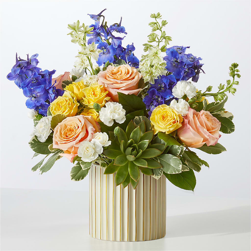 Cobalt Reverie Bouquet – Blooms By Sandy, Lebanon IN