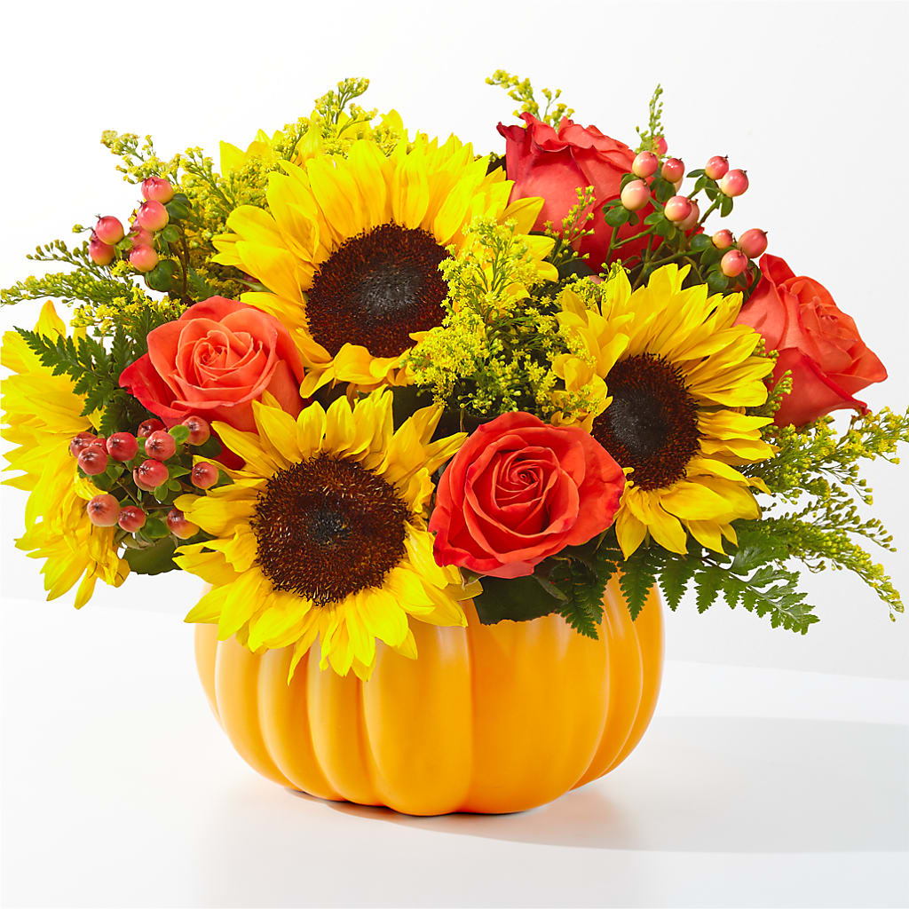 Pick of the Patch Pumpkin Bouquet – Blooms By Sandy, Lebanon IN