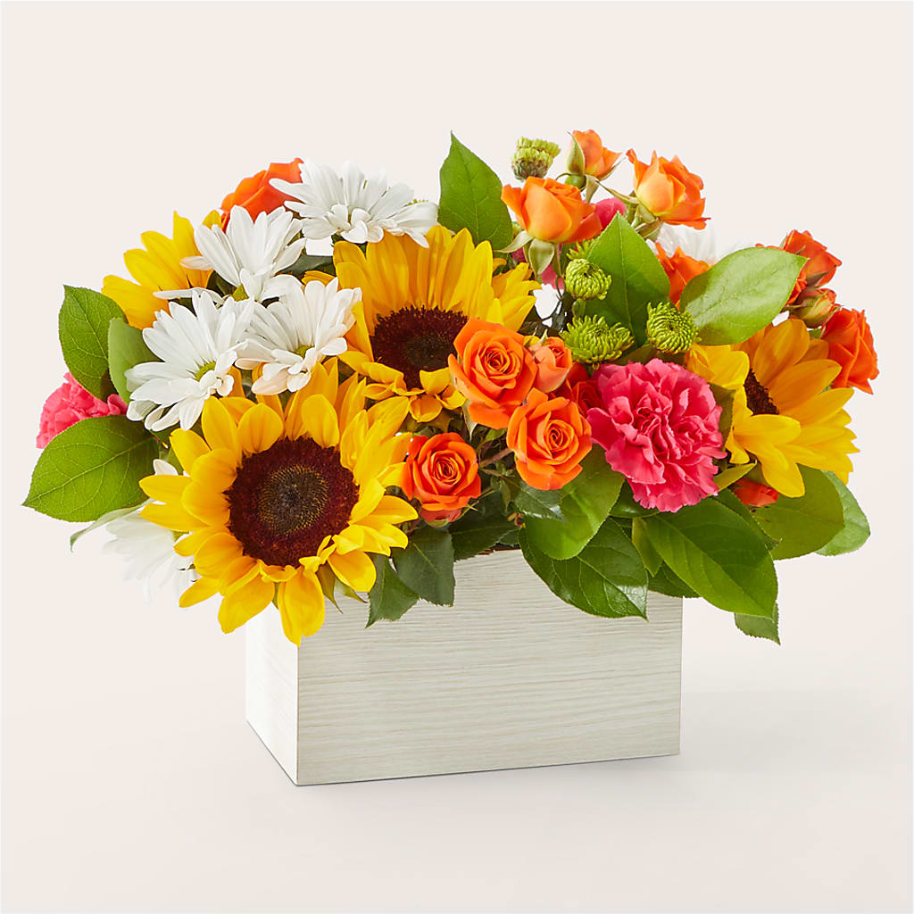 Sun-drenched Blooms Box Bouquet – Blooms By Sandy, Lebanon IN