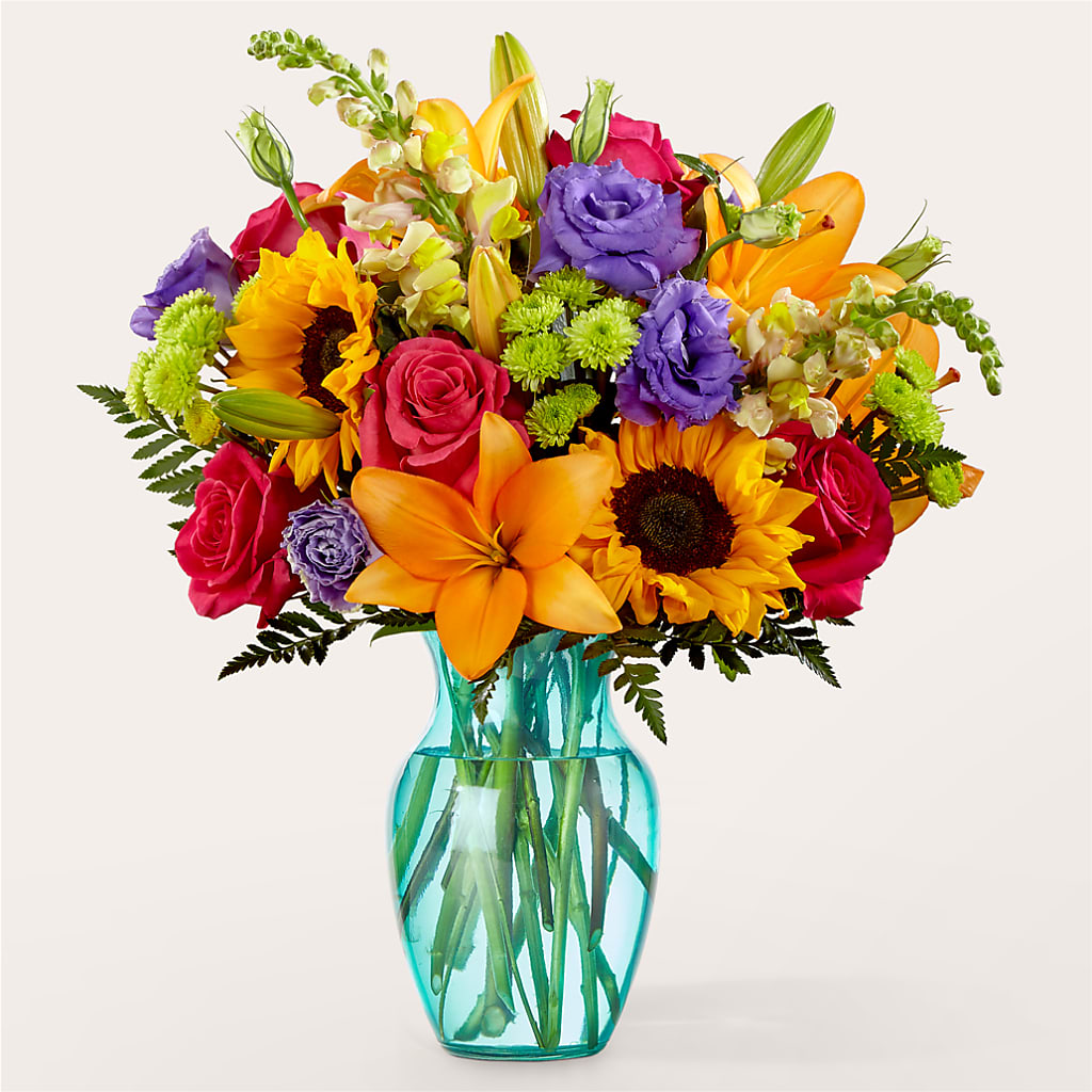 Double Rainbow Bouquet – Blooms By Sandy, Lebanon IN