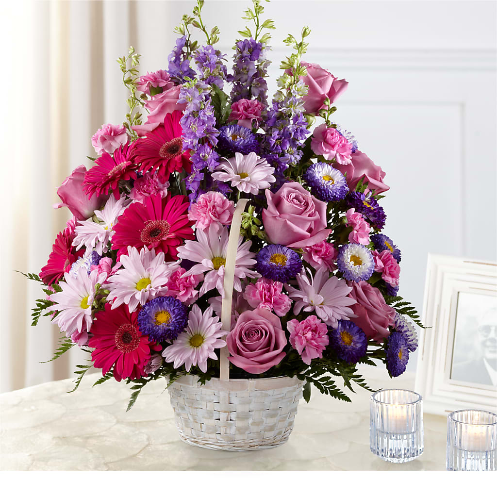 Pastel Peace Basket – Blooms By Sandy, Lebanon IN
