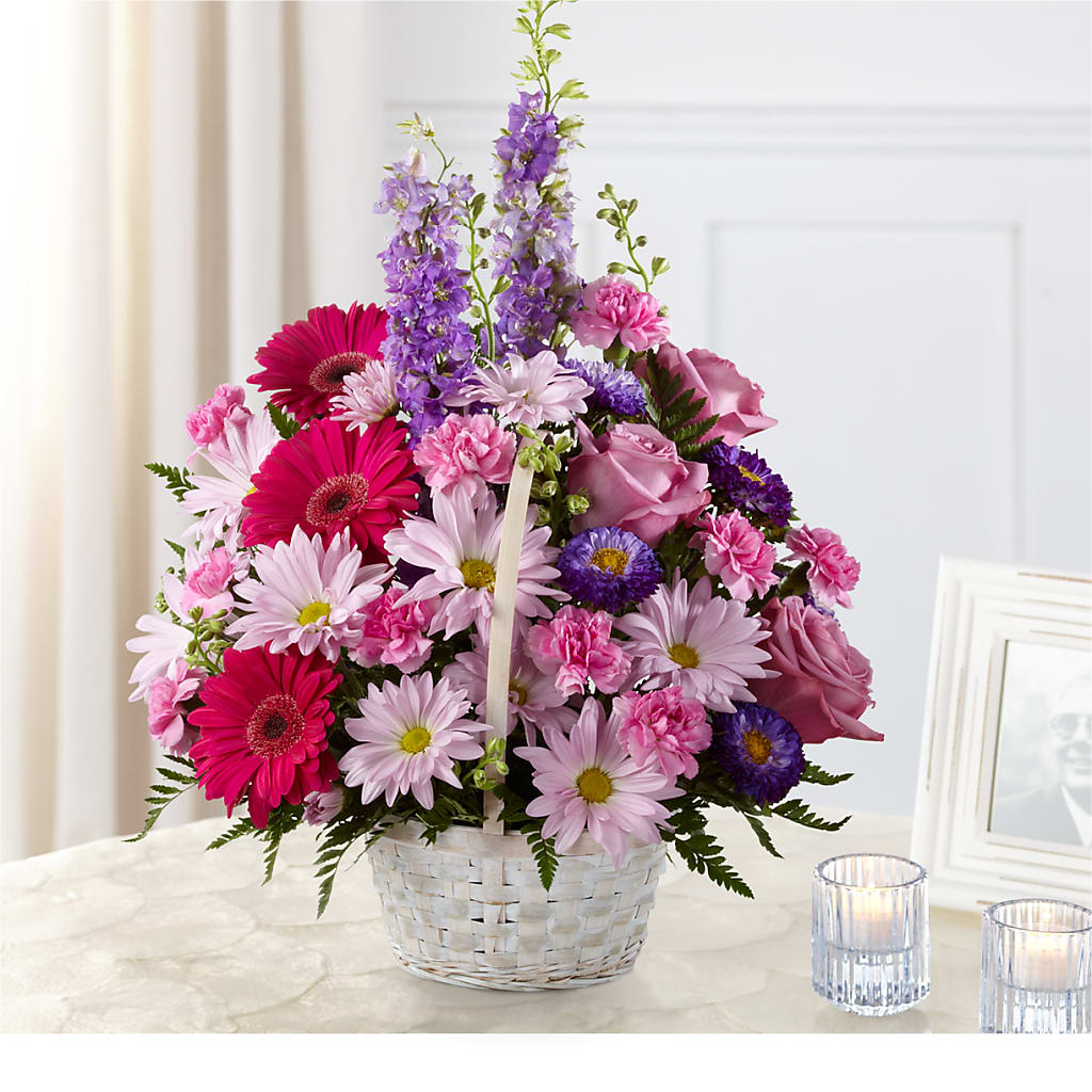 Pastel Peace Basket – Blooms By Sandy, Lebanon IN