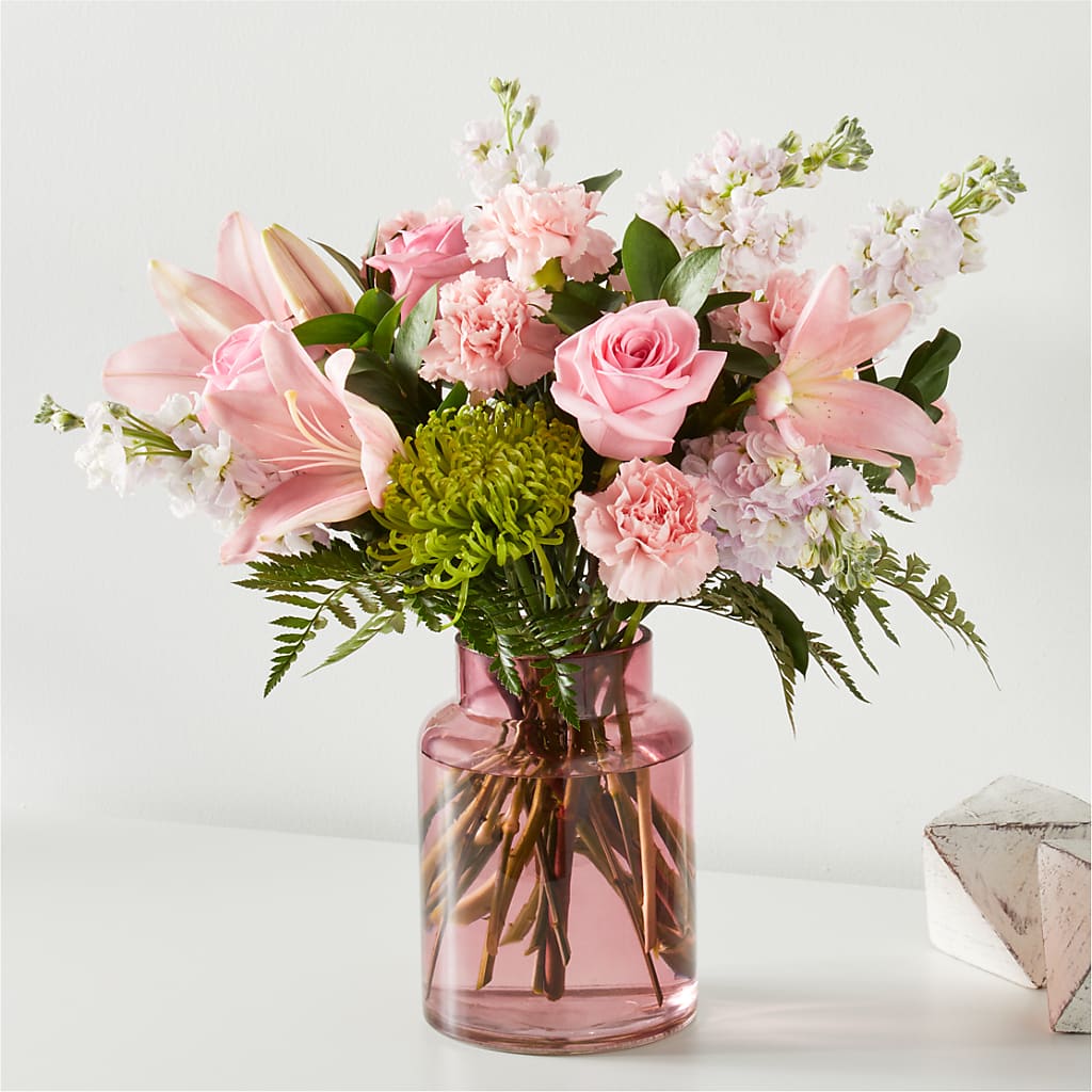 Pretty in Pink Bouquet – Blooms By Sandy, Lebanon IN