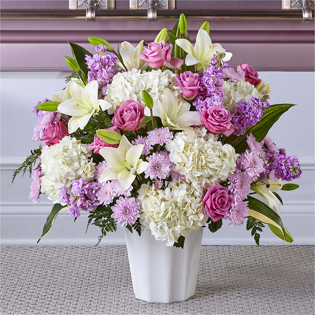 Heaven Sent Floor Basket – Blooms By Sandy, Lebanon IN