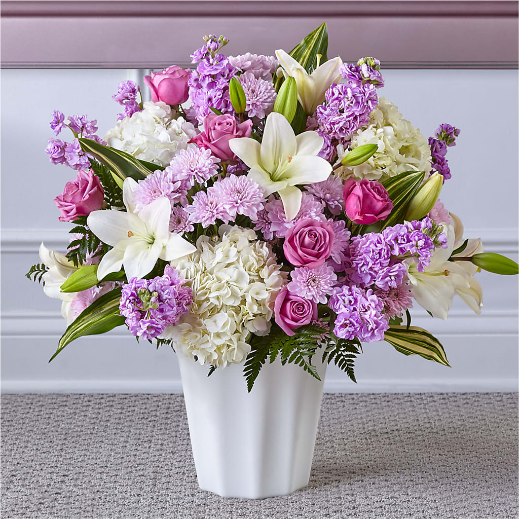 Heaven Sent Floor Basket – Blooms By Sandy, Lebanon IN