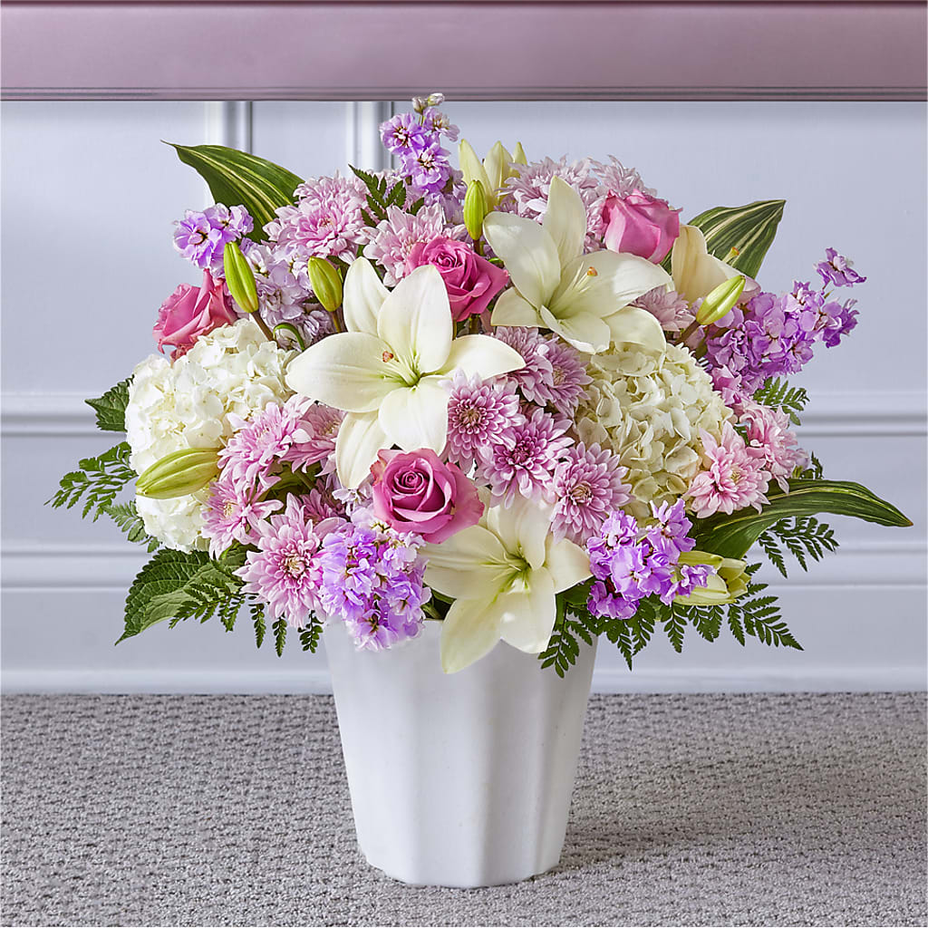 Heaven Sent Floor Basket – Blooms By Sandy, Lebanon IN