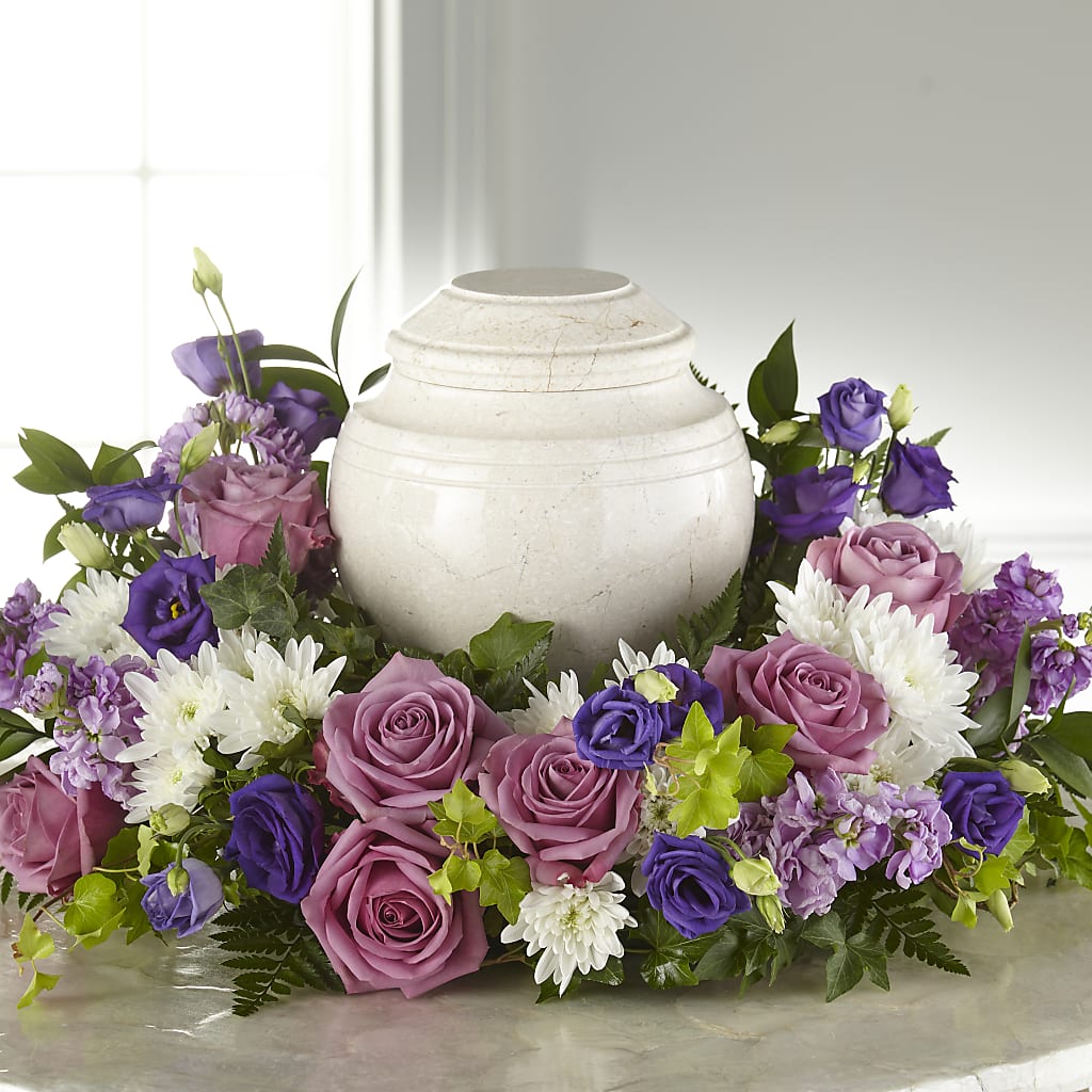 Blooming Sympathy Cremation Adornment – Blooms By Sandy, Lebanon IN