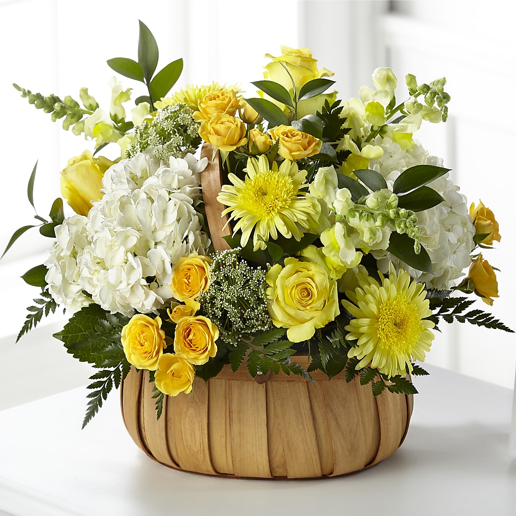 Rustic Remembrance Basket – Blooms By Sandy, Lebanon IN