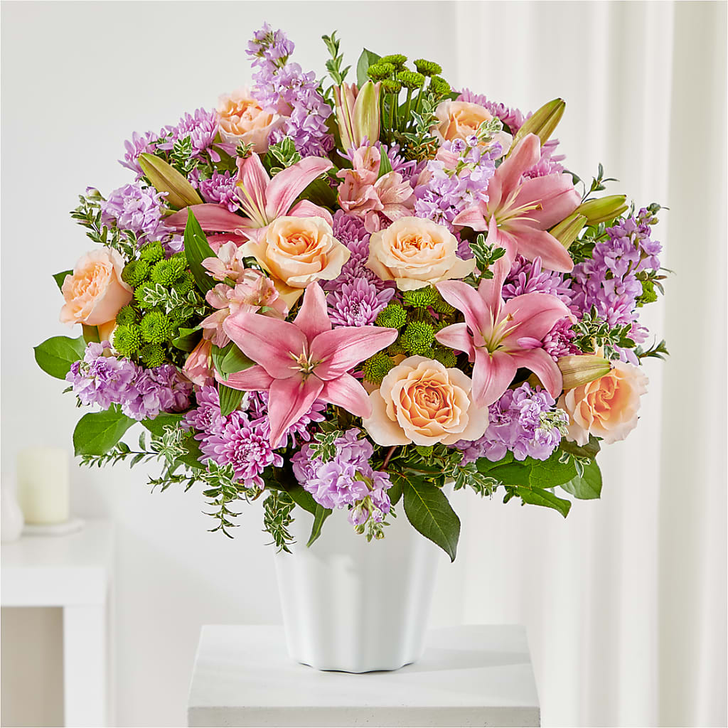 Supportive Embrace Tabletop Basket – Blooms By Sandy, Lebanon IN
