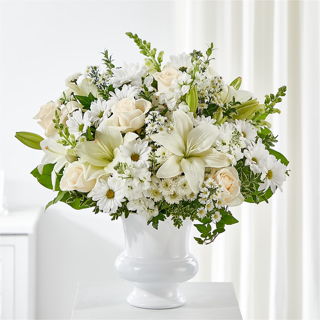 Uplifting Urn Arrangement – Blooms By Sandy, Lebanon IN