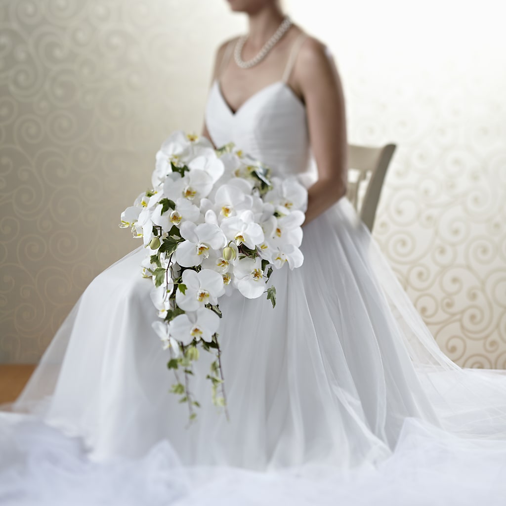 Classic White Bouquet – Blooms By Sandy, Lebanon IN