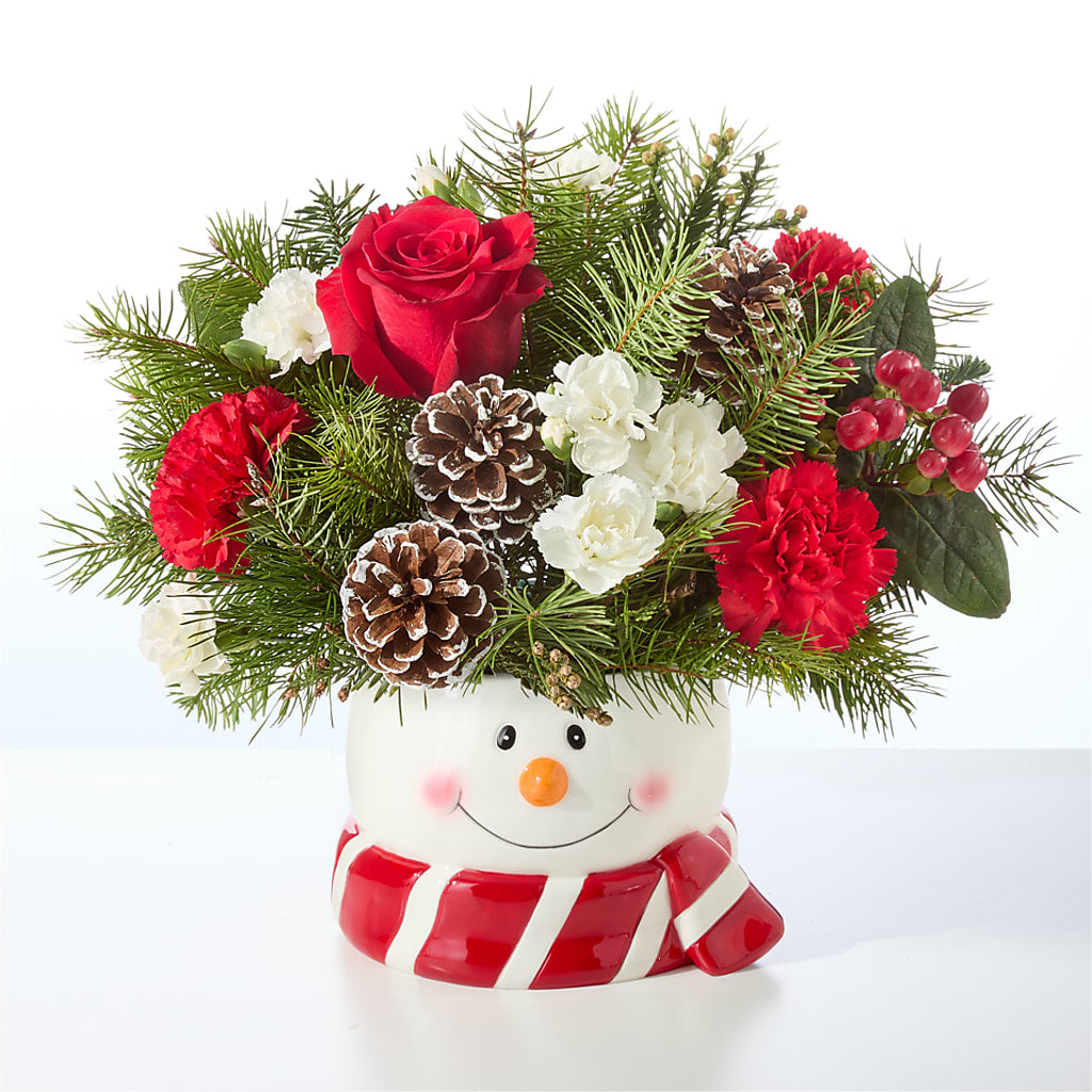 Jolly Snowman Bouquet –  Blooms By Sandy, Lebanon IN
