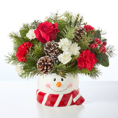 Jolly Snowman Bouquet –  Blooms By Sandy, Lebanon IN