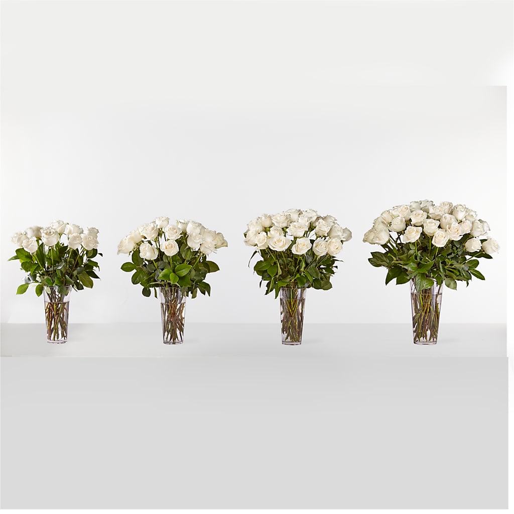 Long Stem White Rose Bouquet –  Blooms By Sandy, Lebanon IN
