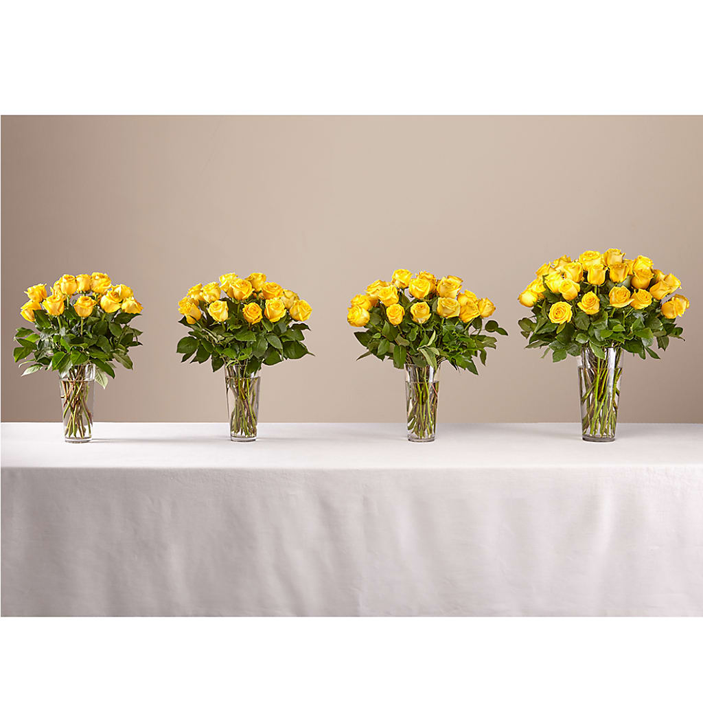 Long Stem Yellow Rose Bouquet –  Blooms By Sandy, Lebanon IN