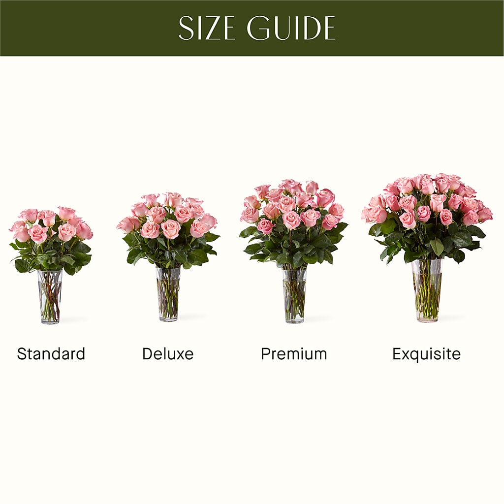 Long Stem Pink Rose Bouquet –  Blooms By Sandy, Lebanon IN