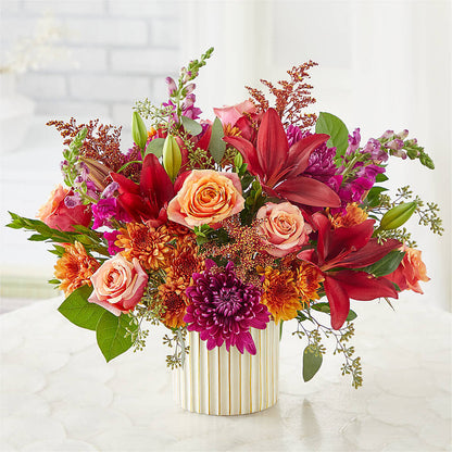 Burgundy Landscape Bouquet –  Blooms By Sandy, Lebanon IN