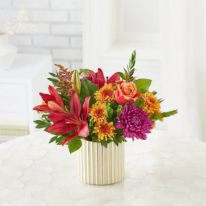 Burgundy Landscape Bouquet –  Blooms By Sandy, Lebanon IN