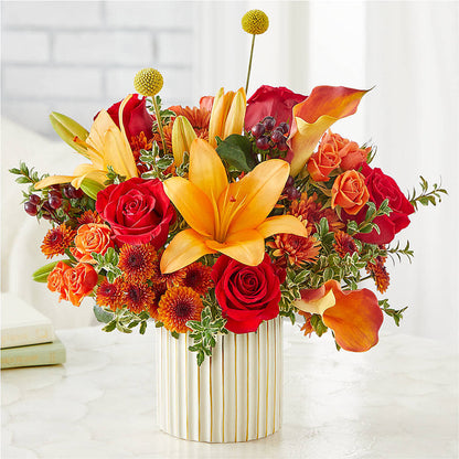 Scarlet Skies Bouquet –  Blooms By Sandy, Lebanon IN