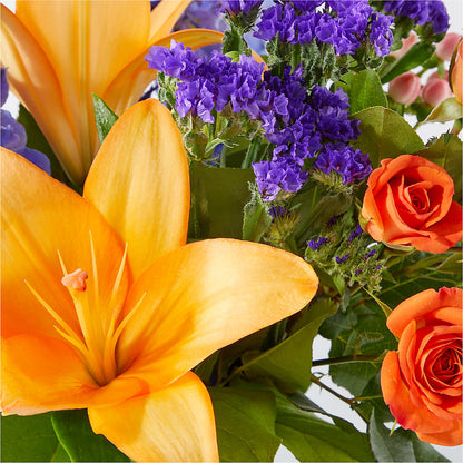 Radiant Citrus Bouquet –  Blooms By Sandy, Lebanon IN