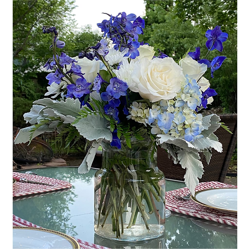 Clear Skies Bouquet –  Blooms By Sandy, Lebanon IN