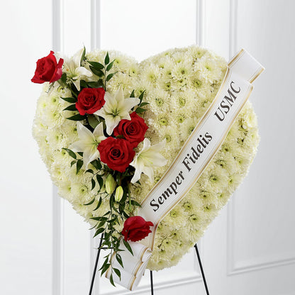 Heartfelt Hero Standing Heart –  Blooms By Sandy, Lebanon IN