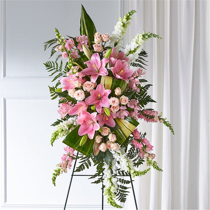 Elegant Embrace Standing Spray –  Blooms By Sandy, Lebanon IN