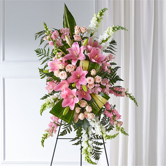 Elegant Embrace Standing Spray –  Blooms By Sandy, Lebanon IN