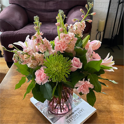 Pretty in Pink Bouquet –  Blooms By Sandy, Lebanon IN