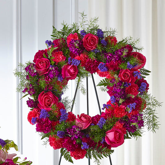 Calming Colors Wreath –  Blooms By Sandy, Lebanon IN