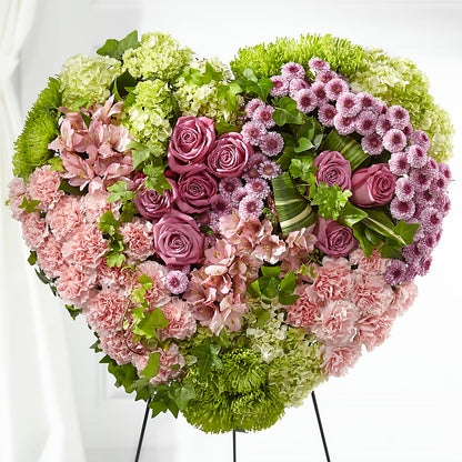 Heartwarming Standing Heart –  Blooms By Sandy, Lebanon IN