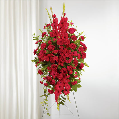 From the Heart Standing Spray –  Blooms By Sandy, Lebanon IN