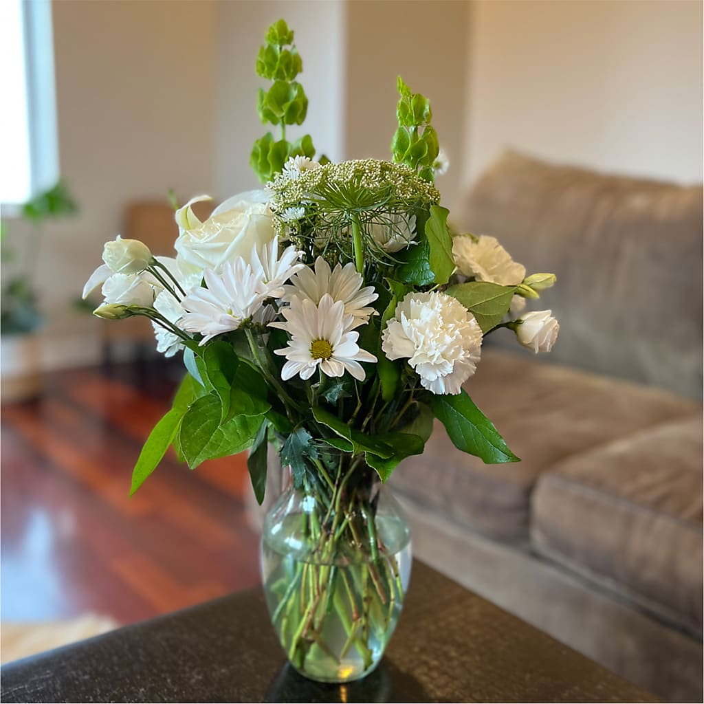 Classic Ivory – A Florist Original –  Blooms By Sandy, Lebanon IN