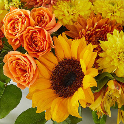 Autumn Harmony Centerpiece –  Blooms By Sandy, Lebanon IN