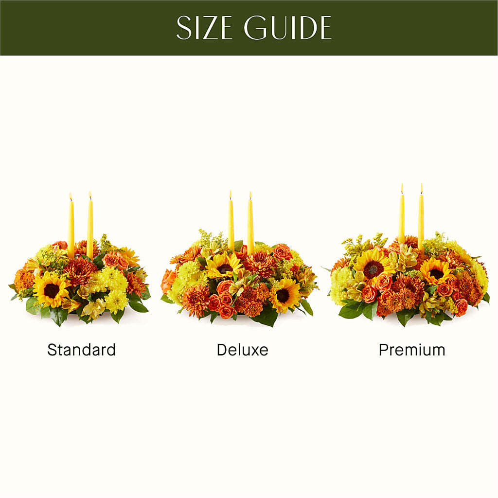 Autumn Harmony Centerpiece –  Blooms By Sandy, Lebanon IN