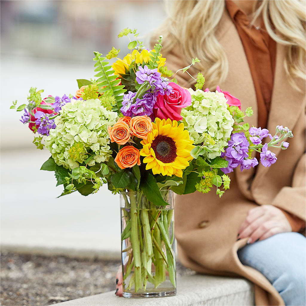 Vibrant Greetings Bouquet –  Blooms By Sandy, Lebanon IN