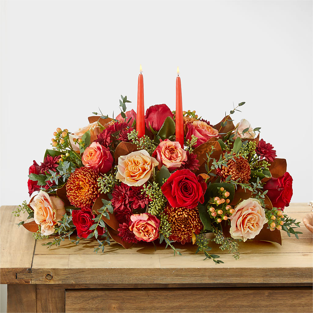 Gather Near Centerpiece –  Blooms By Sandy, Lebanon IN