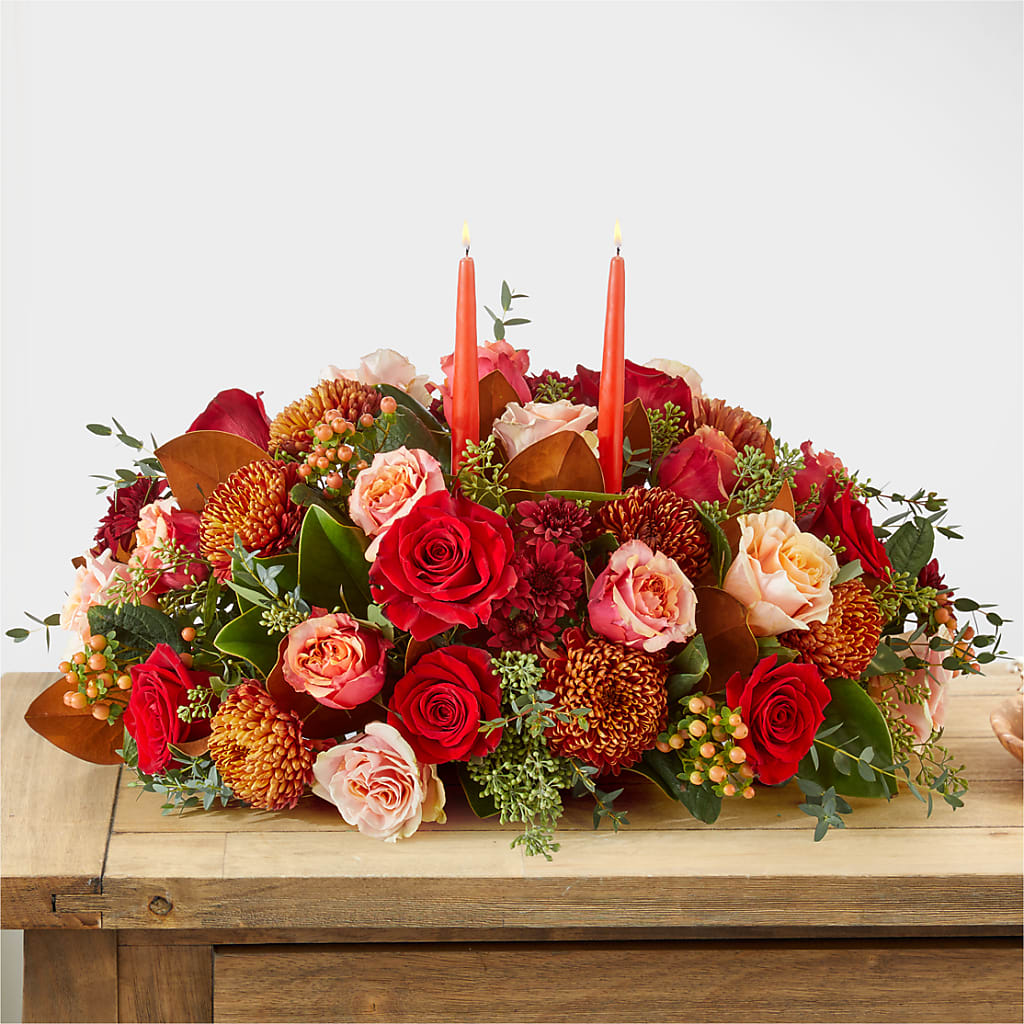 Gather Near Centerpiece –  Blooms By Sandy, Lebanon IN