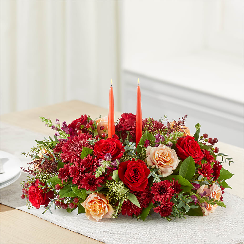 Most Thankful Centerpiece –  Blooms By Sandy, Lebanon IN
