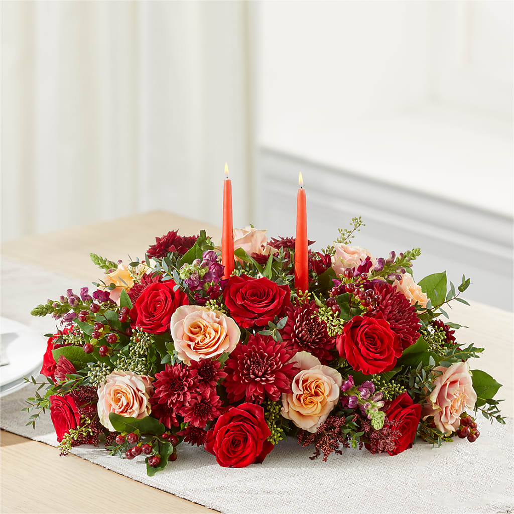 Most Thankful Centerpiece –  Blooms By Sandy, Lebanon IN