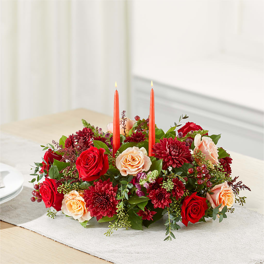 Most Thankful Centerpiece –  Blooms By Sandy, Lebanon IN